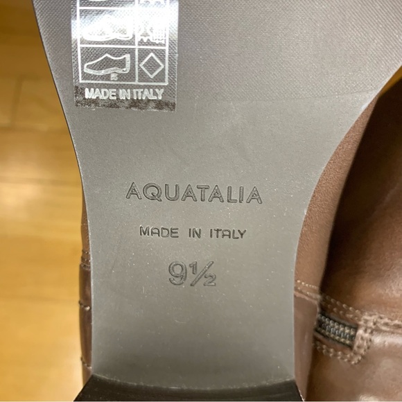 Aquatalia Naiya Brown Ankle Booties - Size 9.5 - Picture 9 of 13